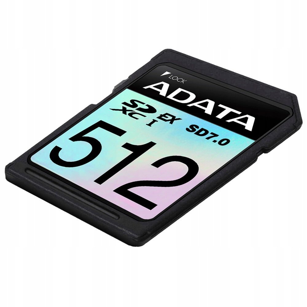 ADATA SDXC 512GB Extreme PCIe Gen3 UHS-I C10 V30 R:800 W:700 MB/s Card capacity 512 GB