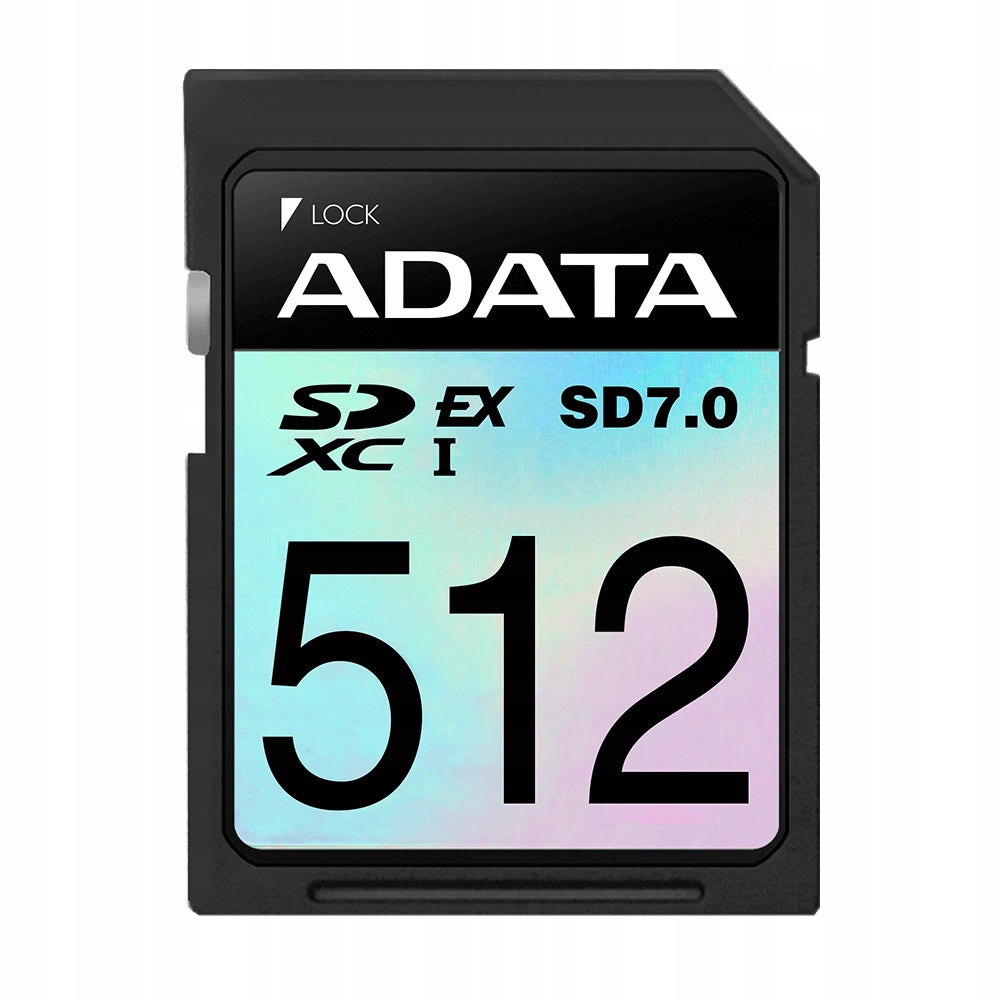 ADATA SDXC 512GB Extreme PCIe Gen3 UHS-I C10 V30 R:800 W:700 MB/s Manufacturer Adata
