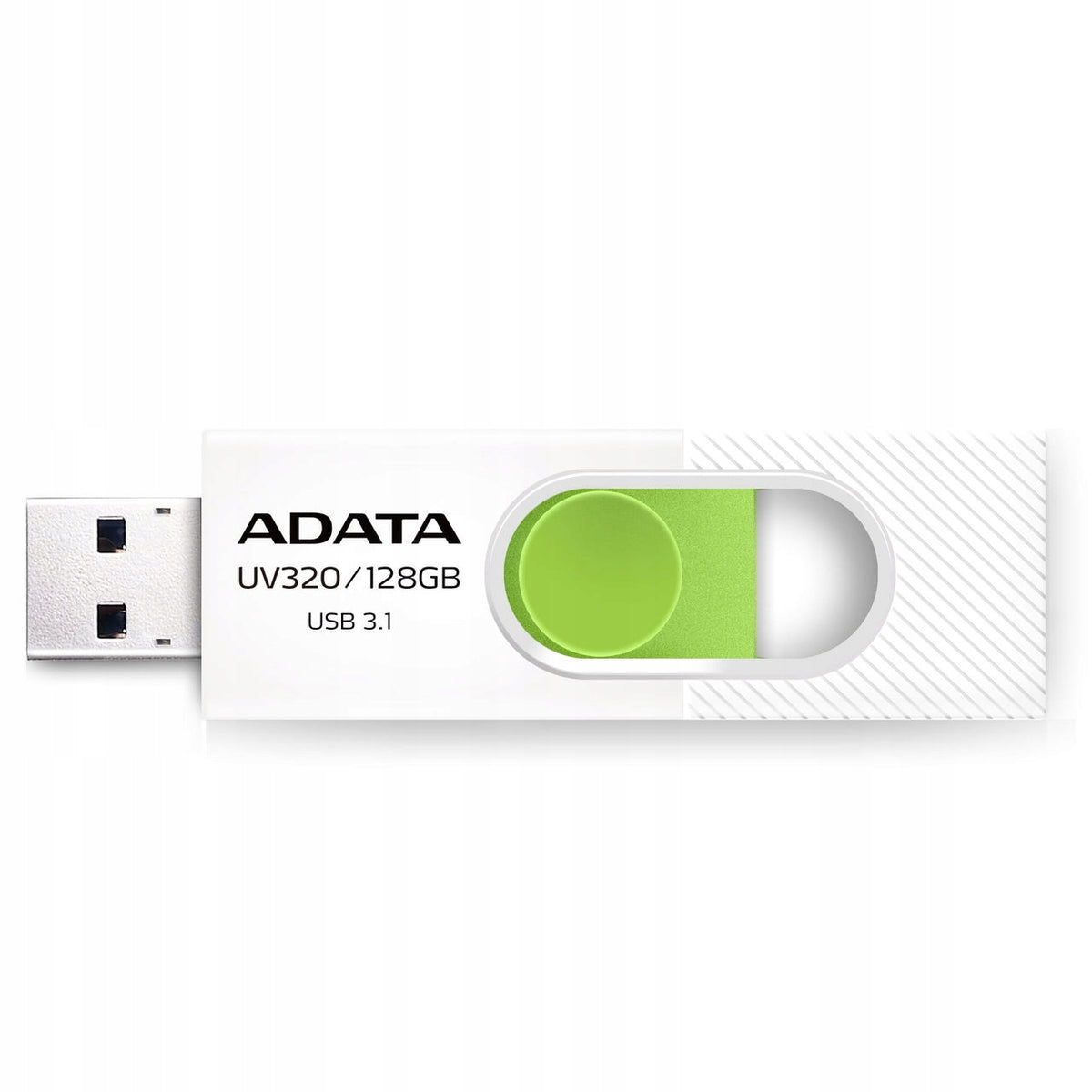 ADATA UV320/128GB/USB 3.2/USB-A/Bílá