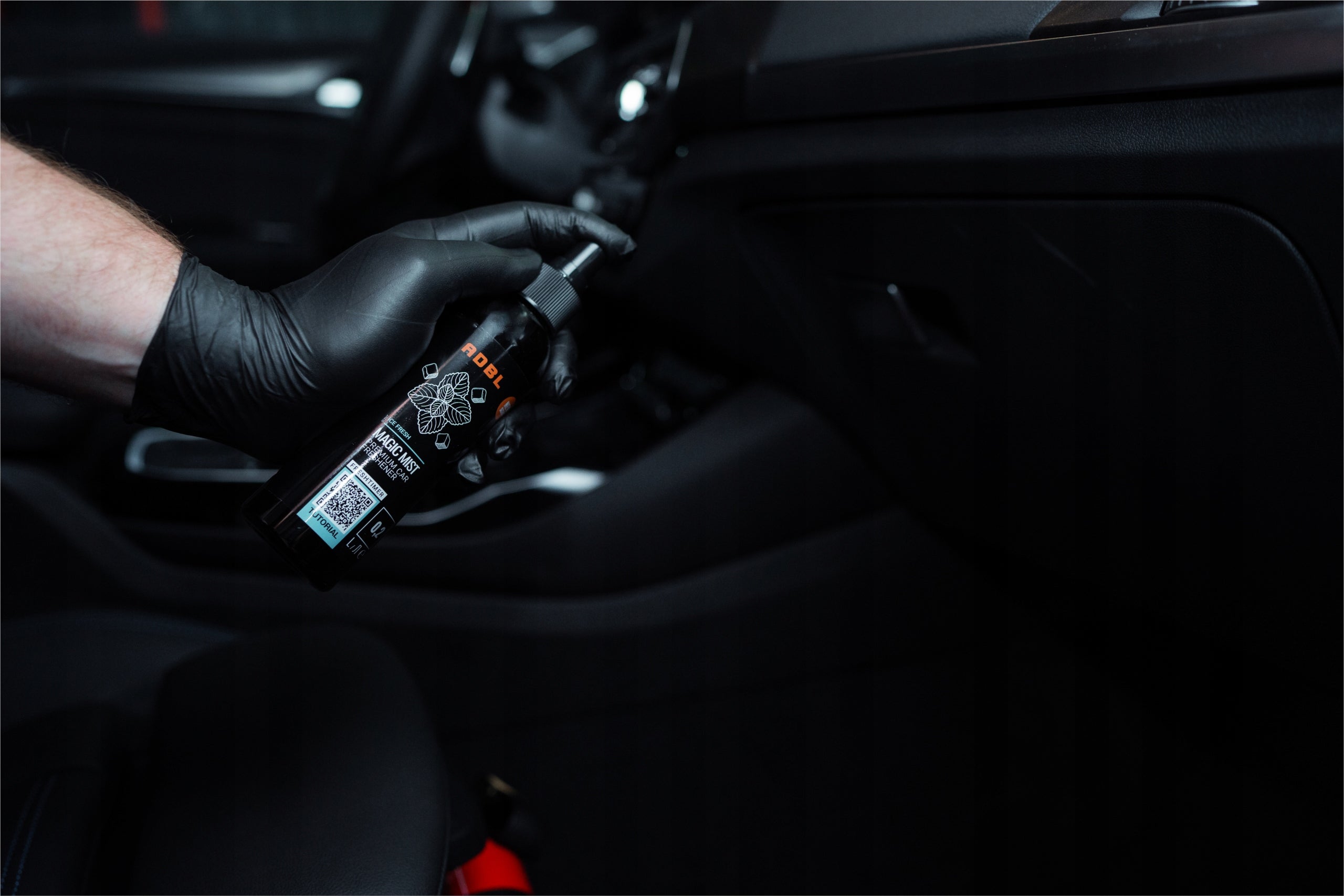 ADBL Black Mist 200ml + Pendant Scent of Men's Perfumes for Car Packaging status original