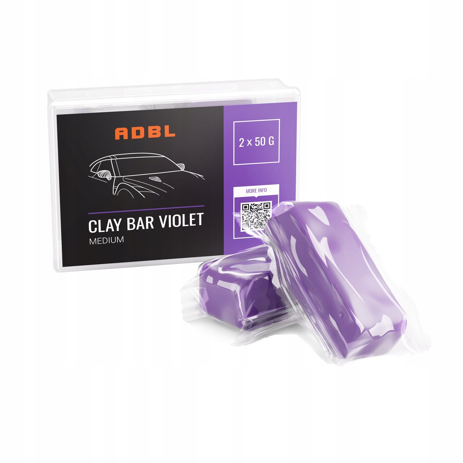 ADBL Clay Bar Violet 100g