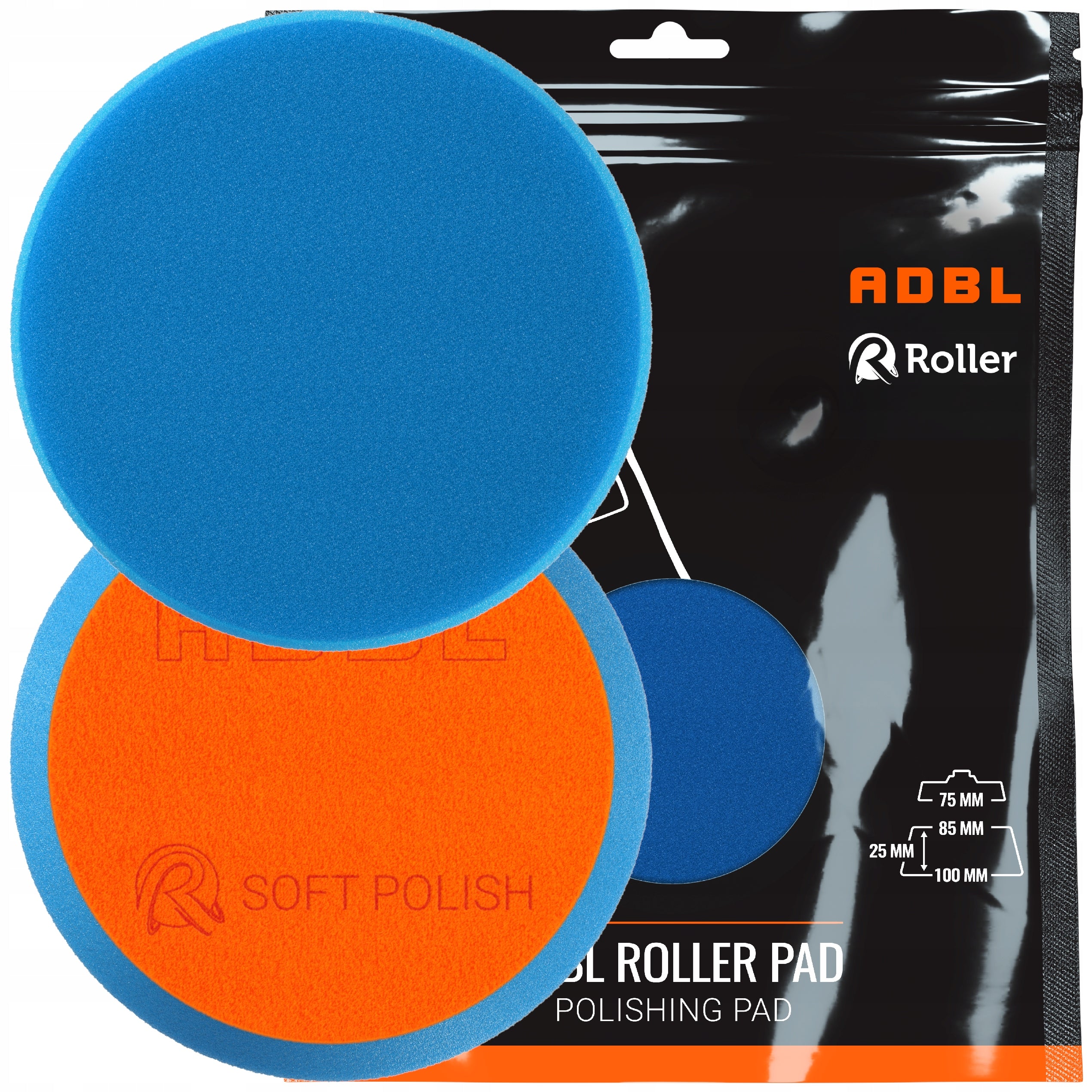 ADBL R HARD CUT 75mm STRONG CUTTING BLUE POLISHING PAD POLISHING SPONGE EAN (GTIN) 5902729002011