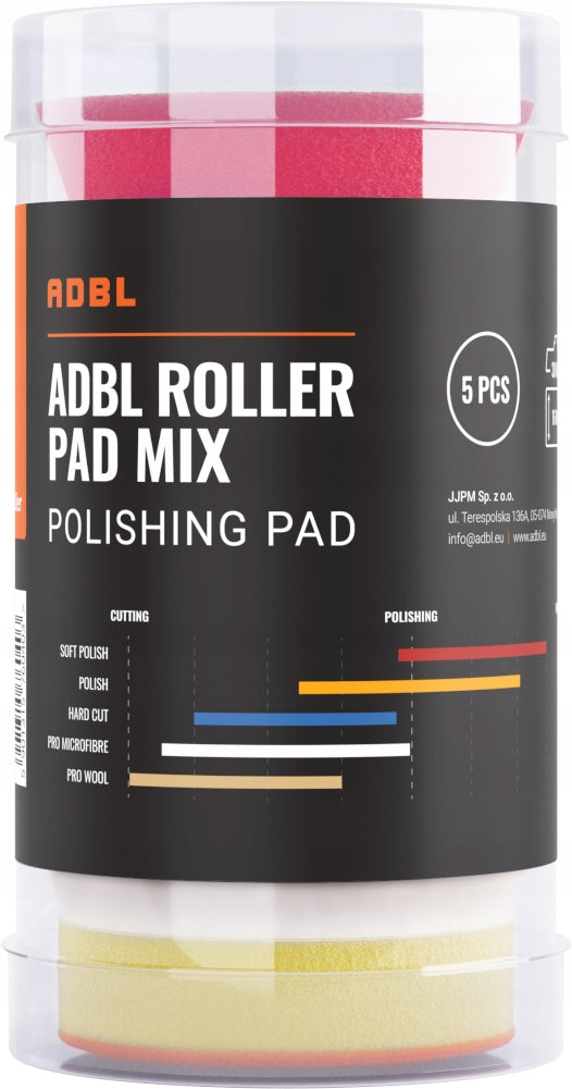ADBL ROLLER PAD MIX DA 30mm 5pcs MINI POLISHING PADS SET Manufacturer ADBL