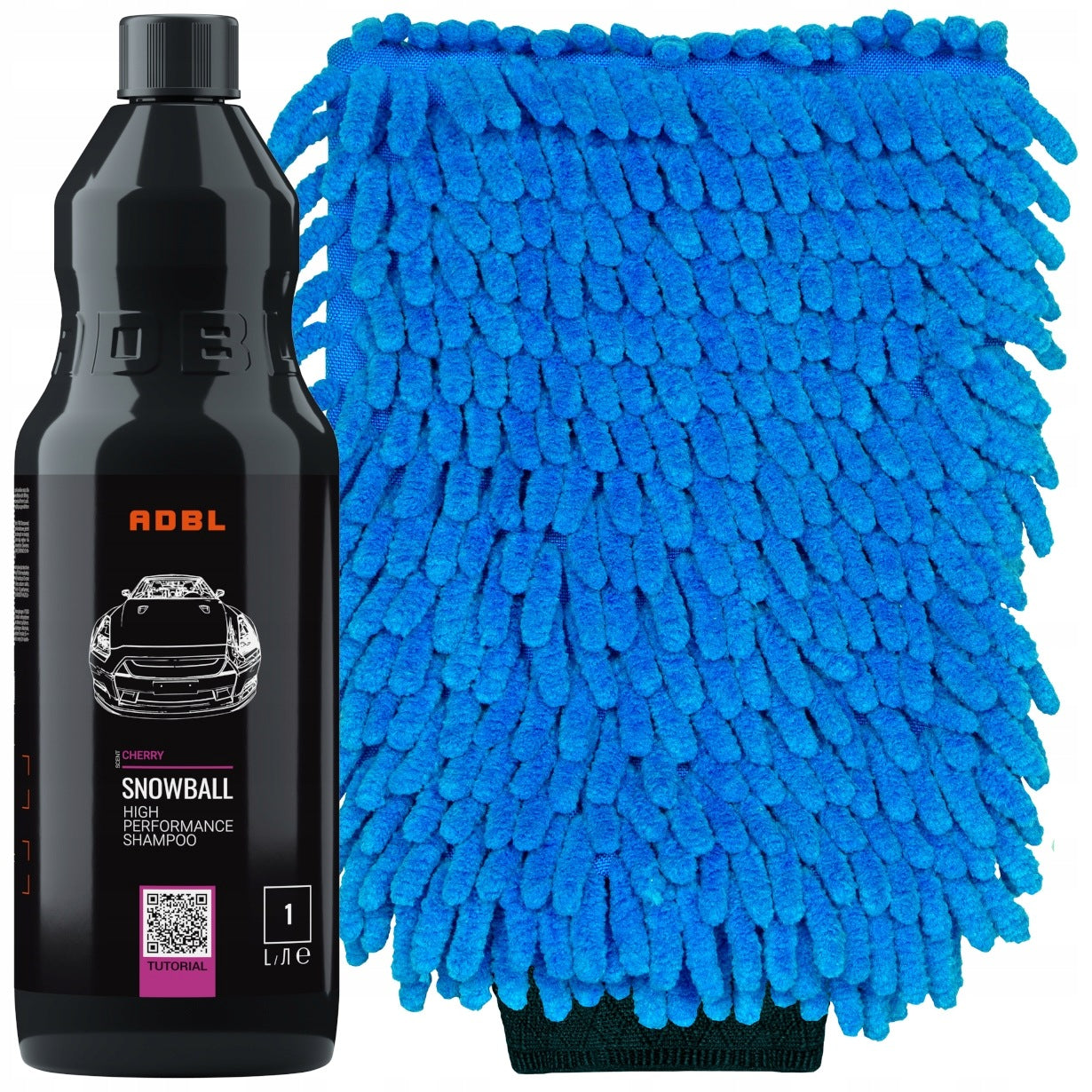 ADBL SNOWBALL 1L + GLOVE EFFICIENT CHAMOPON CAR WASHING KIT