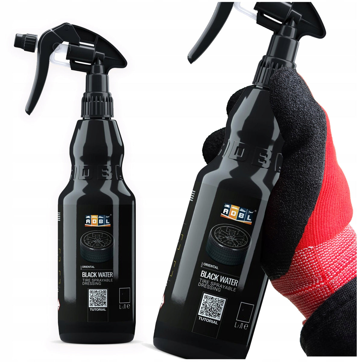 ADBL Tire Liquid Dressing Deep Black Long Lasting Effect Black Water 0,5L