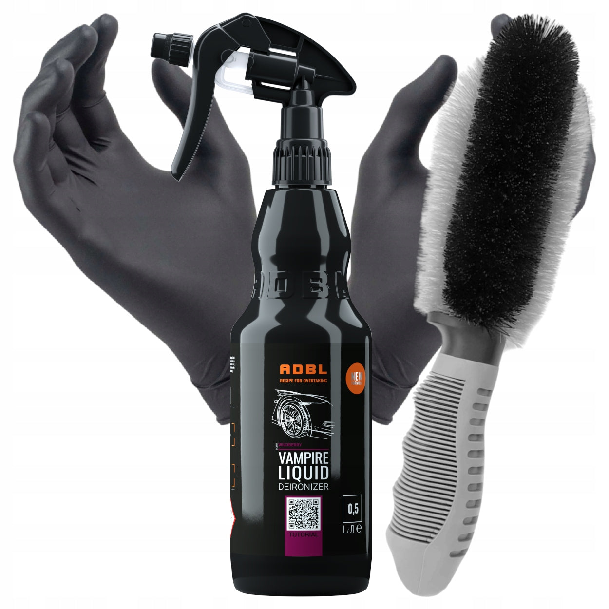 ADBL VAMPIRE LIQUID + BRUSH SET DEIRONIZER RIM CLEANER