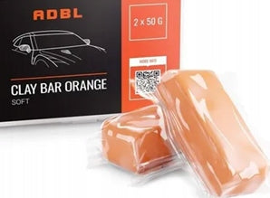 ADBL _ CLAY BAR ORANGE _ SOFT LACQUER CLAY 50G 2 PCS.