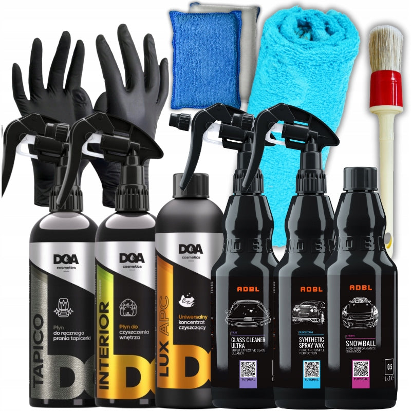 ADBL set of cosmetics for gift detailing for car washing