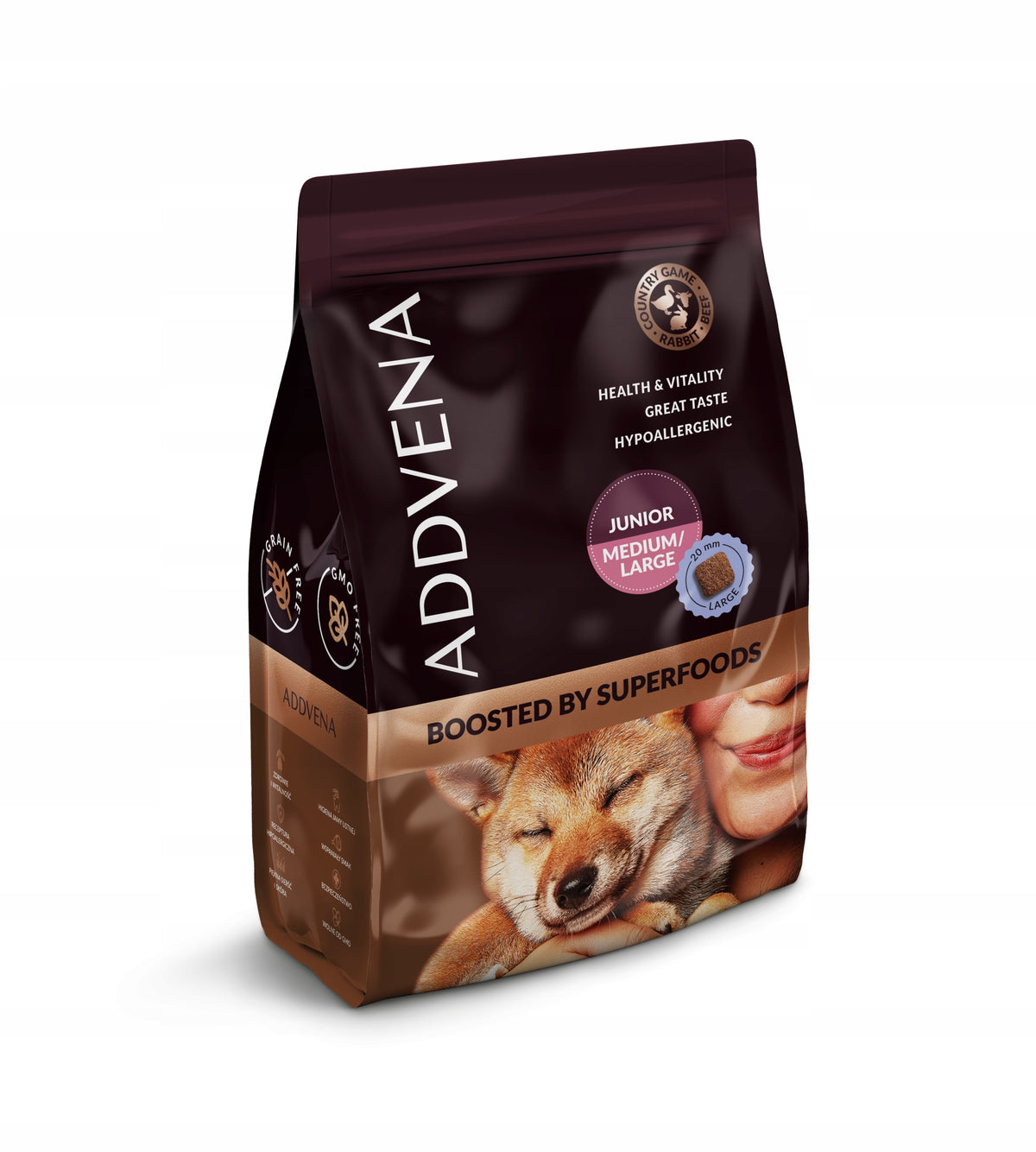 ADDVENA BOOSTED BY SUPERFOODS Junior Medium/Large 2.5kg