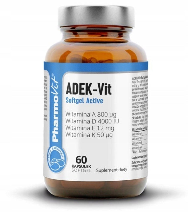 ADEK-Vit capsules 60 pcs Dietary supplement Pharmovit Vitamins A D E K