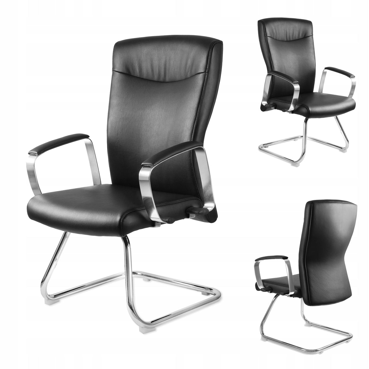 ADELLA SKID Office Chair Black Skids Modern and Comfortable for Cabinet EAN (GTIN) 5908242400730