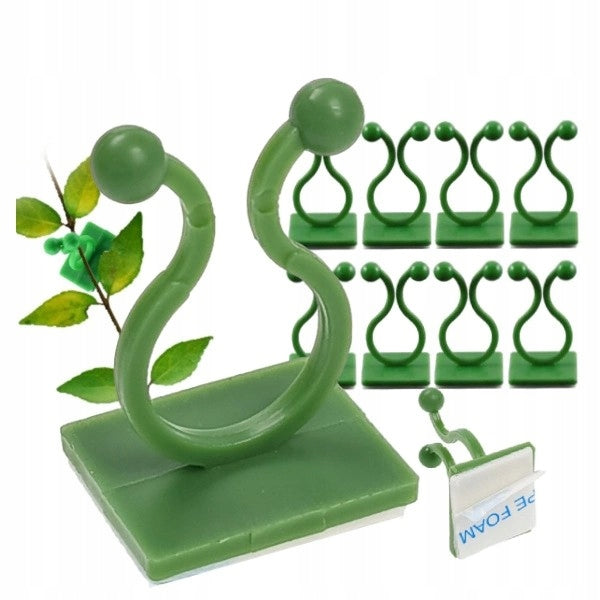 ADHESIVE HOOK HOLDER FOR PLANT CREEPERS 13MM 10PCS