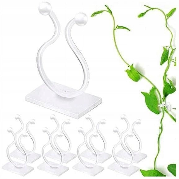 ADHESIVE HOOK HOLDER FOR PLANT CREEPERS 20MM 10PCS