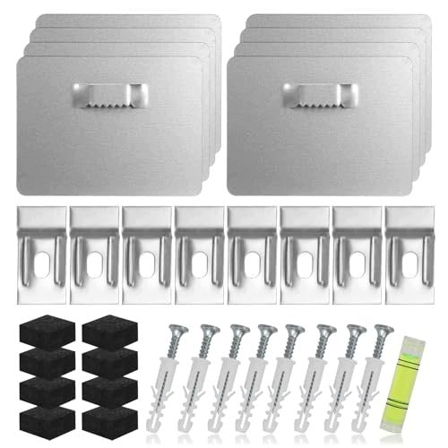 ADHESIVE HOOKS FOR ALUMINUM PHOTOS FOR MIRROR 8 PCS. Brand no brand