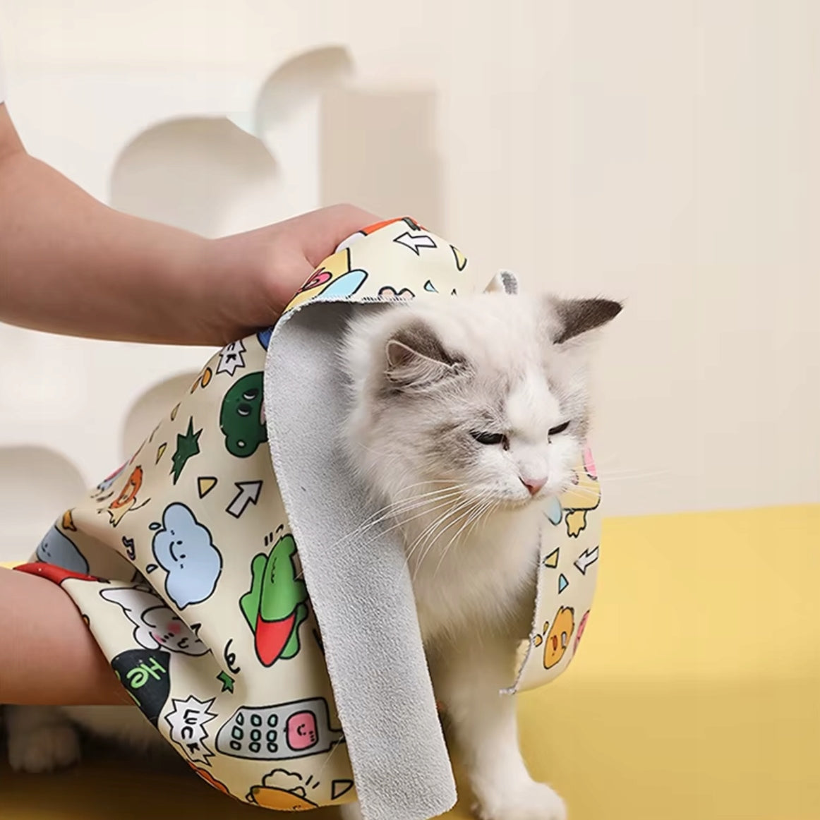 ADHESIVE IMMOBILIZING BLANKET FOR CAT VETERINARIAN HYGIENE ANTI-STRESS Kind mat