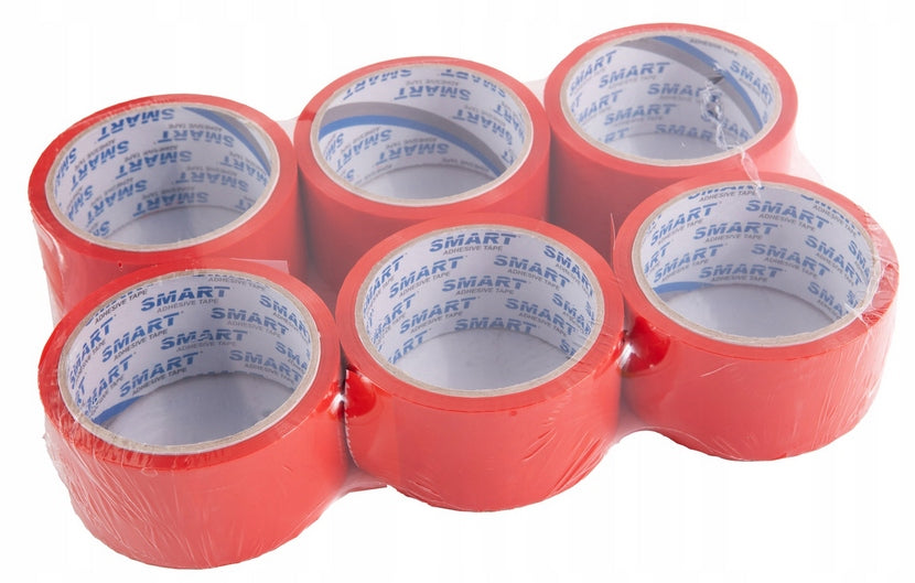 ADHESIVE PACKING TAPE SMART 48x66 48/66 RED Packaging status original