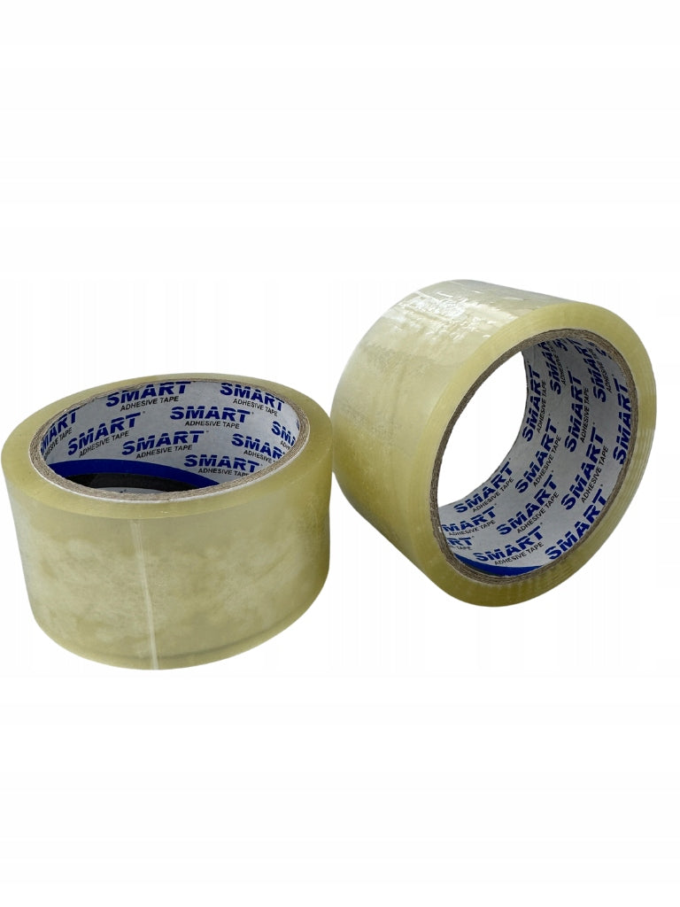 ADHESIVE PACKING TAPE SMART ACRYLIC 48/60y COLOURLESS TRANSPARENT 6pcs Brand Smart