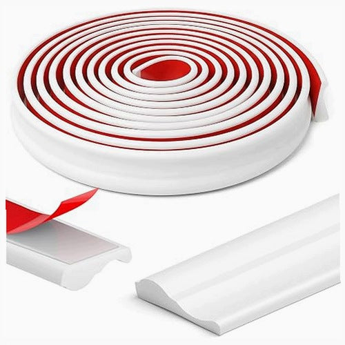 ADHESIVE STRIP WHITE TPE 7 M X 32 MM FOR WALLS DOORS STEEL