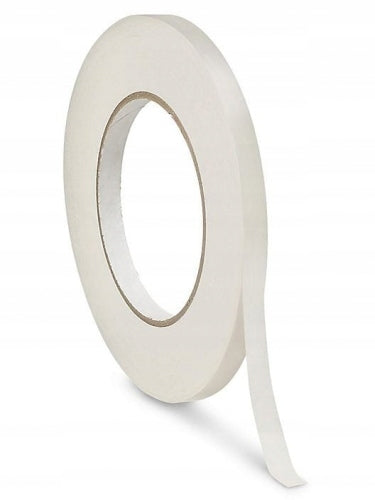 ADHESIVE TAPE FOR CLOSER 12mm 60m for PVC FOIL BAGS WHITE 12pcs