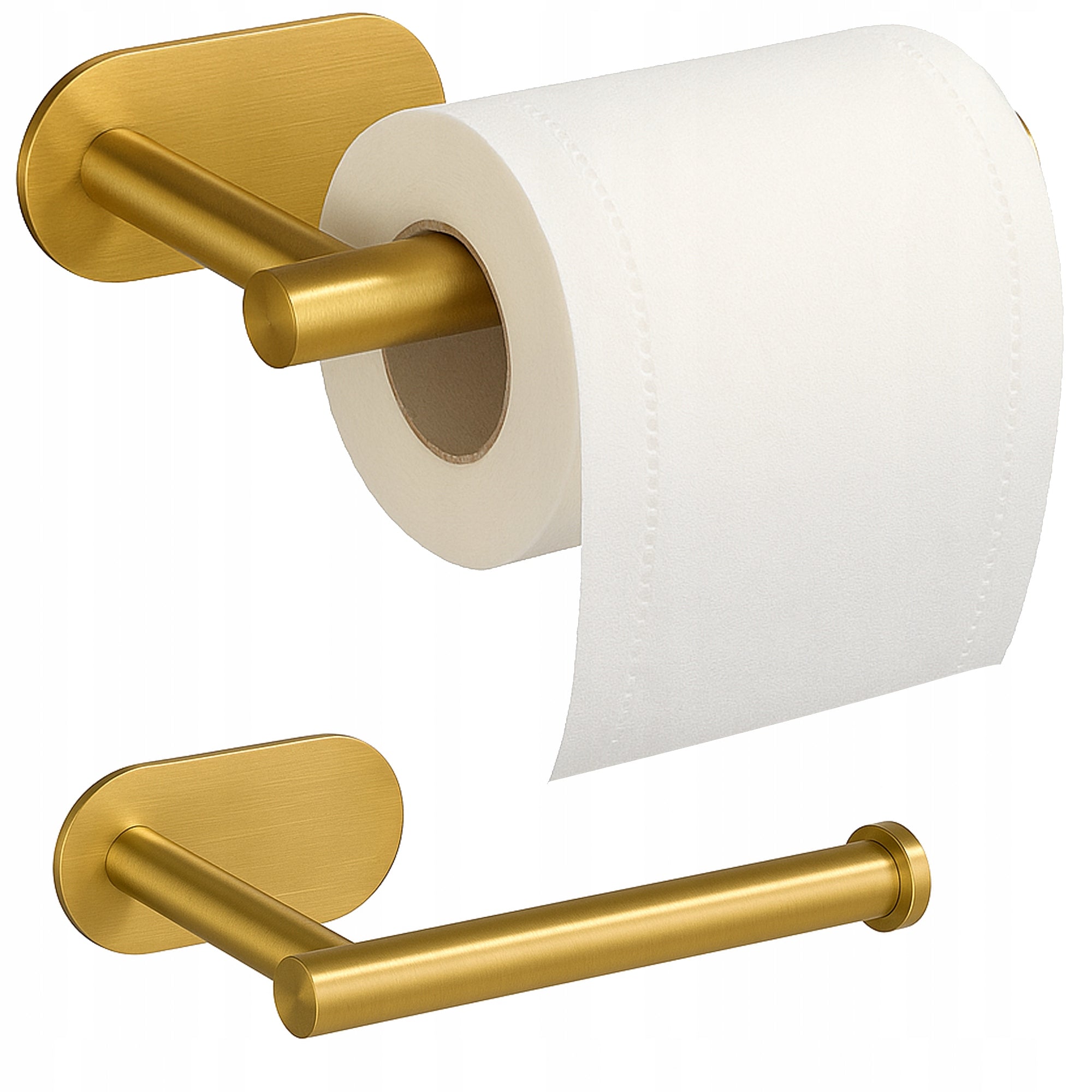 ADHESIVE TAPE HOLDER FOR TOILET PAPER GOLD LOFT WITHOUT DRILLING