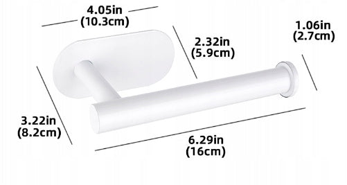 ADHESIVE TAPE HOLDER FOR TOILET PAPER WHITE LOFT WITHOUT DRILLING Brand no brand
