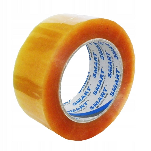 ADHESIVE TAPE RUBBER PACKING TAPE 48x132 TRANSPARENT SOLVENT RUBBER