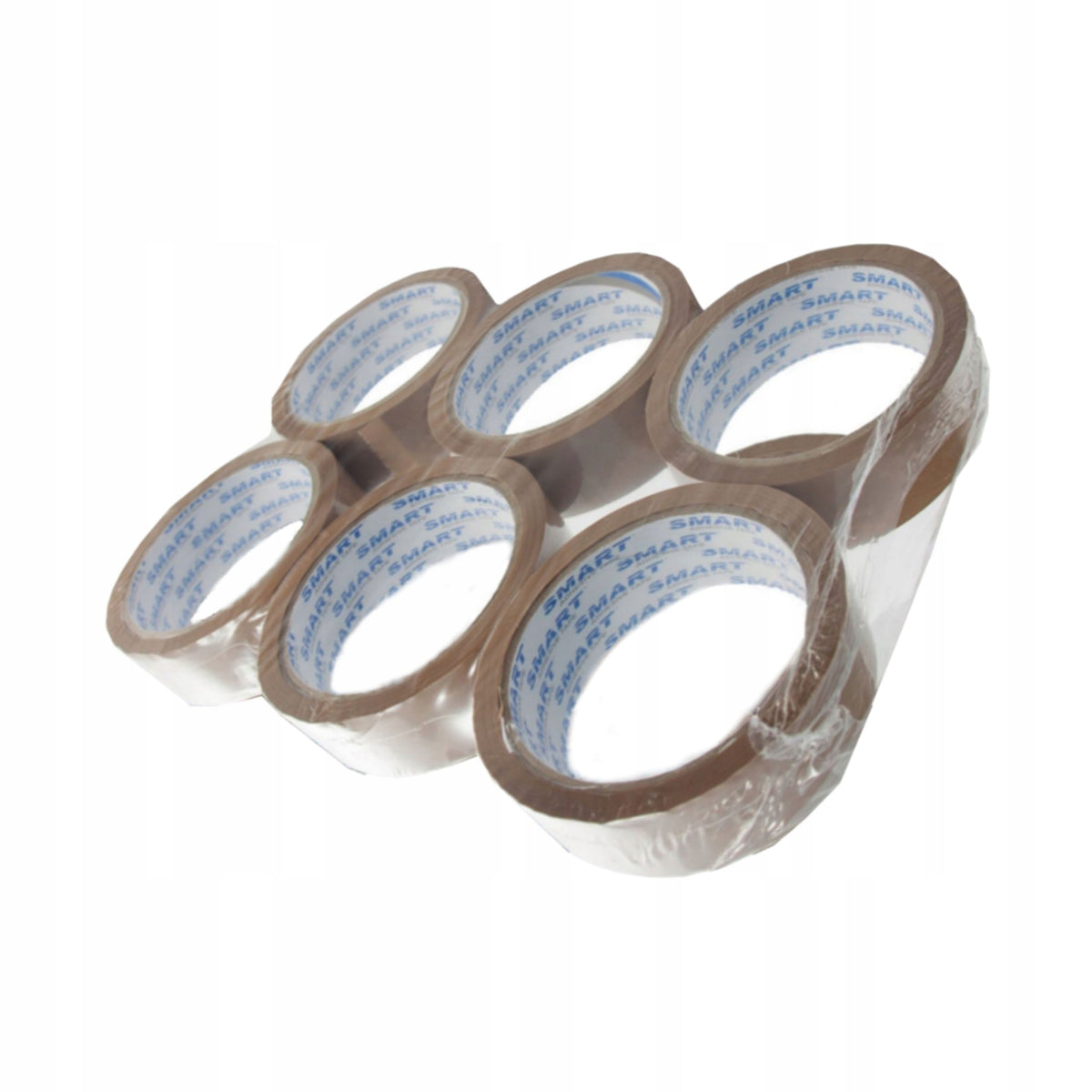 ADHESIVE TAPE SMART ACRYLIC BROWN PACKAGE 6 ROLL