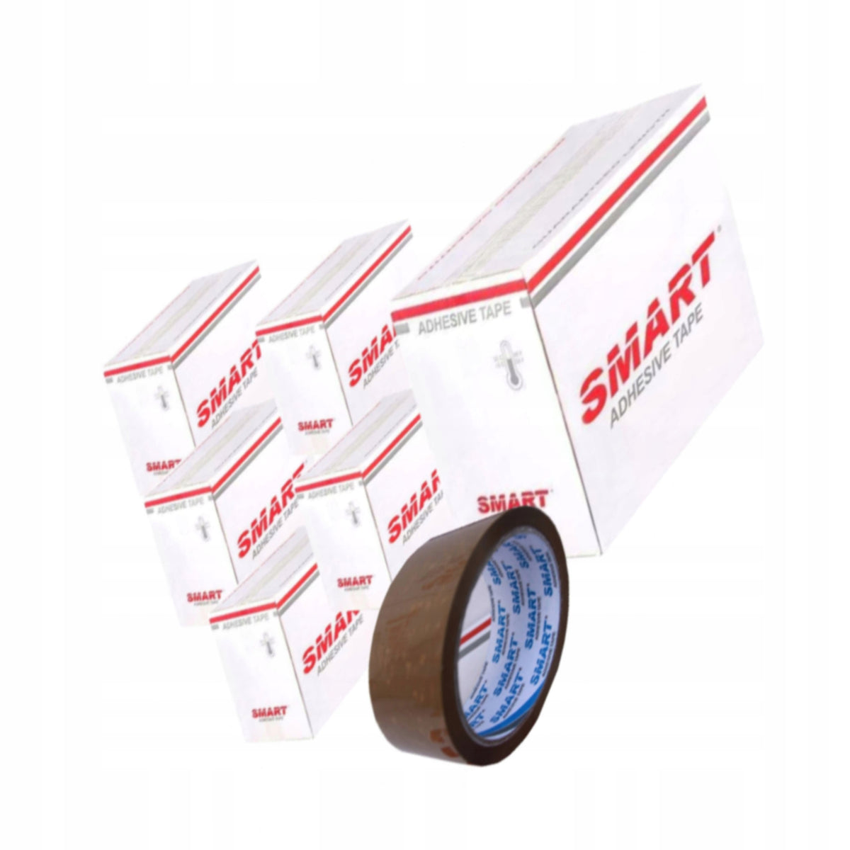 ADHESIVE TAPE SMART BROWN MEGA PACKAGE OF 216 ROLLS