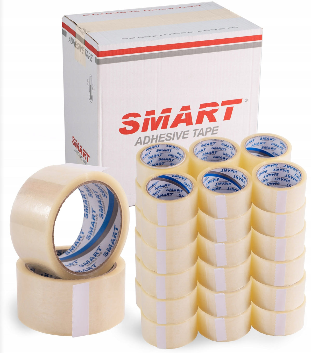 ADHESIVE tape SMART 48x91m transparent 48/100y COLOURLESS 36pcs