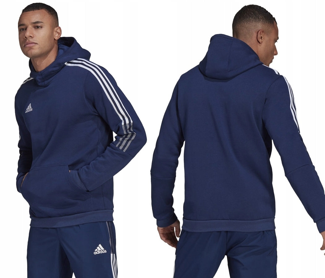 Pullover für Herren Adidas Tiro 21 Sweat Hoody M GH4464 77812, blau 