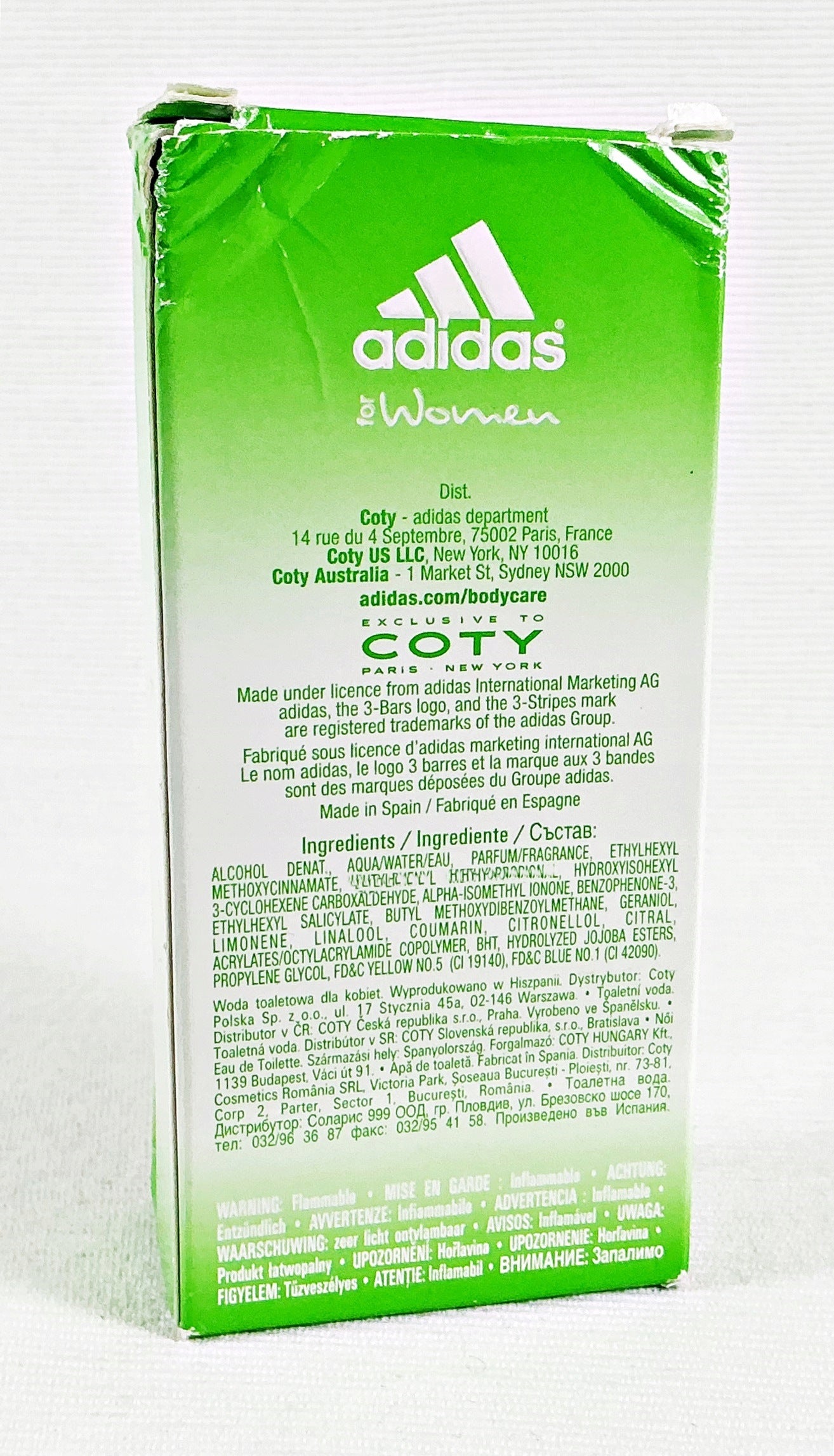 ADIDAS FLORAL DREAM FOR WOMEN 30 ML EAU DE TOILETTE UNIQUE Manufacturer code 3307