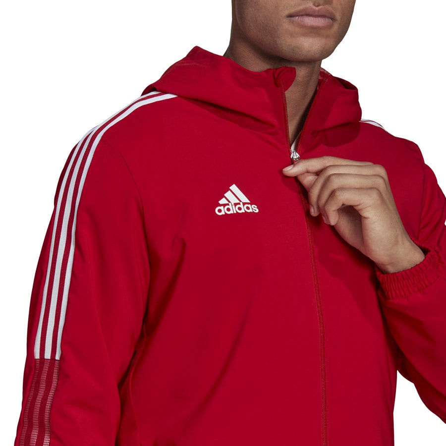 Jacke Adidas Tiro 21, rot 