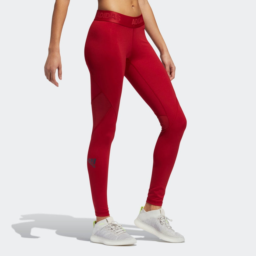 Tamprės moterims Adidas Alpha Skin Sport Tight LT W DX7566, raudonos
