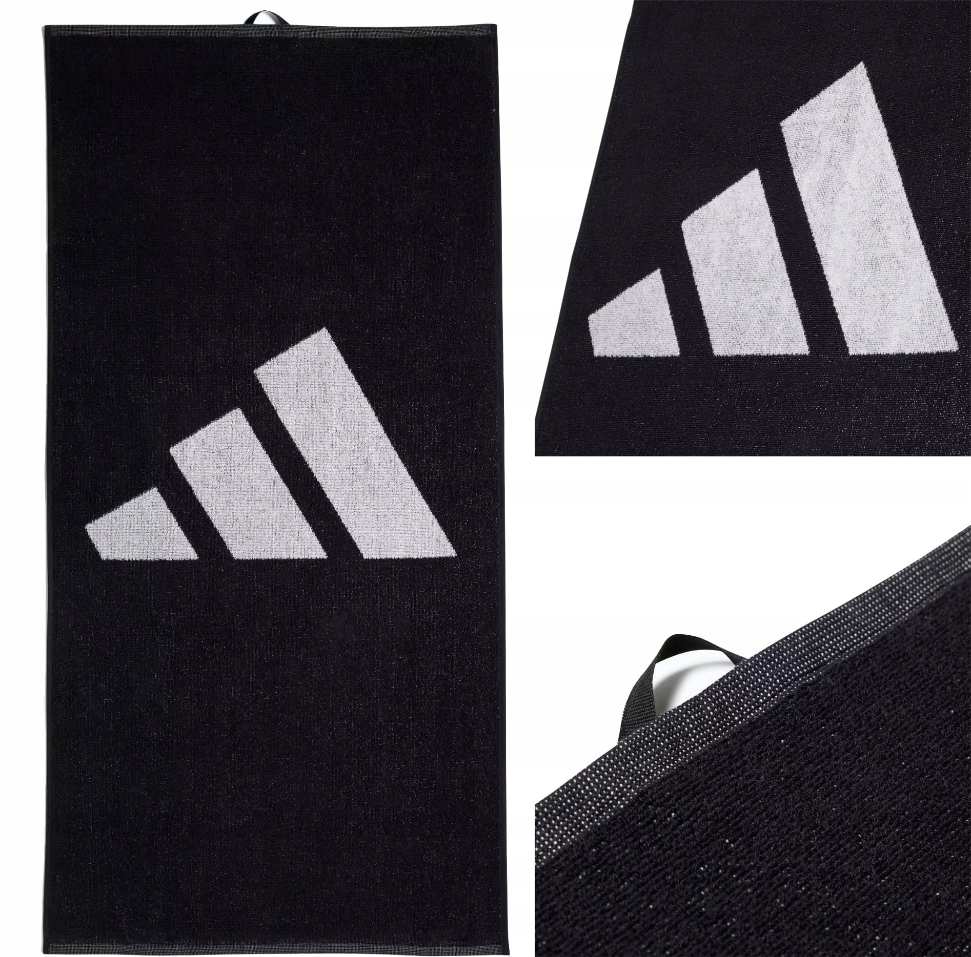ADIDAS SMALL SWIMMING TOWEL FOR SWIMMING POOL QUICK-DRYING ABSORBENT TERRY 100X50
