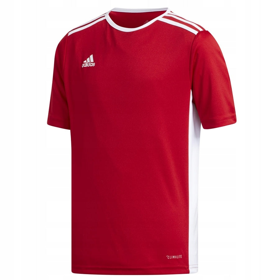 T-Shirt für Jungen Adidas Entrada 18 Jr CF1050, rot 