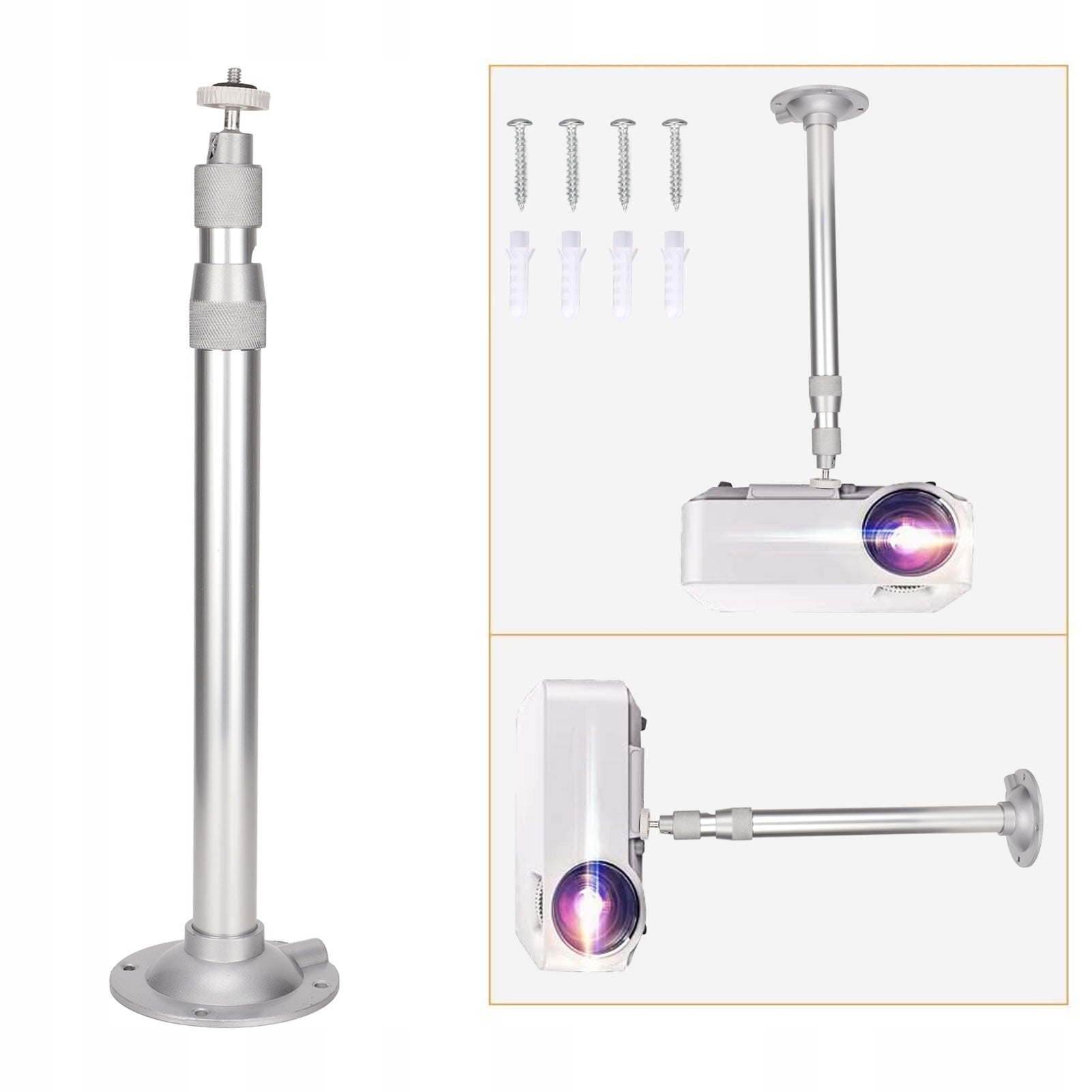 ADJUSTABLE CEILING MOUNT 30-60 CM FOR SILVER PROJECTOR Packaging status original