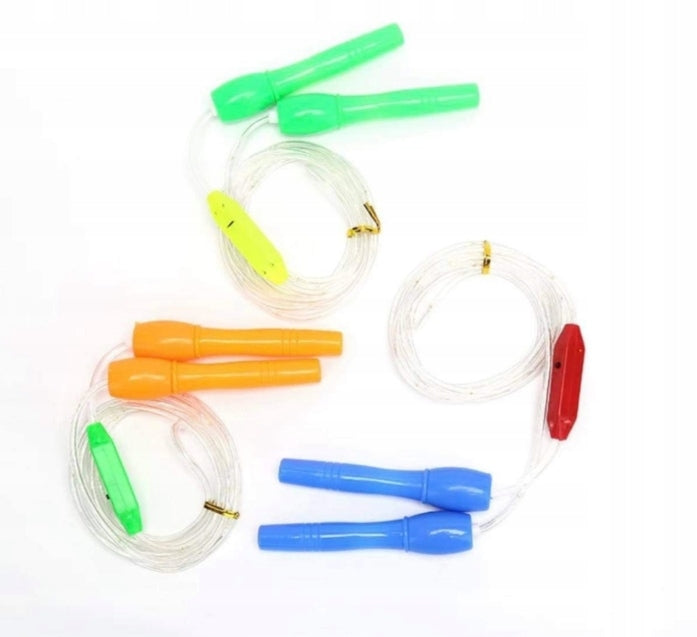 ADJUSTABLE CHILDREN'S JUMP ROPE GLOWING LED SPORTS COLORFUL 3 modes2,7m Kid's age 3＋ months