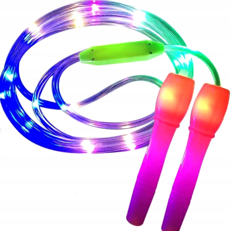 ADJUSTABLE CHILDREN'S JUMP ROPE GLOWING LED SPORTS COLORFUL 3 modes2,7m