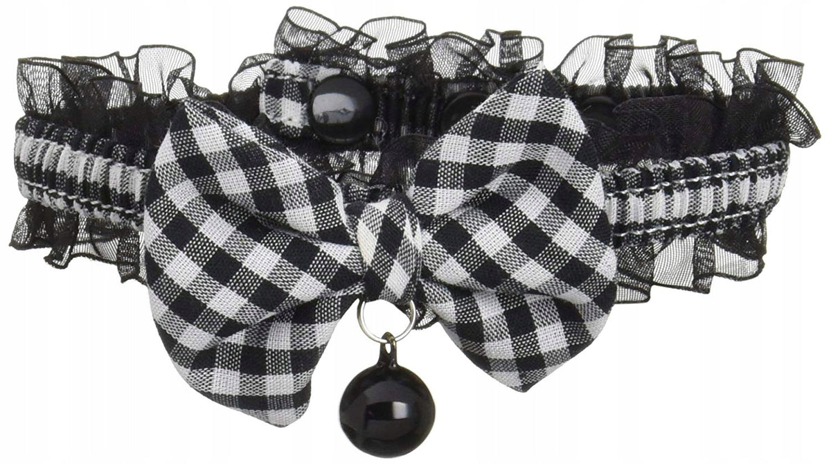 ADJUSTABLE CHOKER WITH BUTTONS FOR CAT - COMFORTABLE AND SAFE