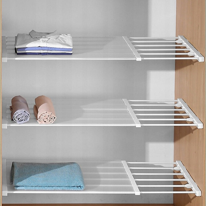 ADJUSTABLE CLOSET ORGANIZER SLIDING SHELF Brand no brand
