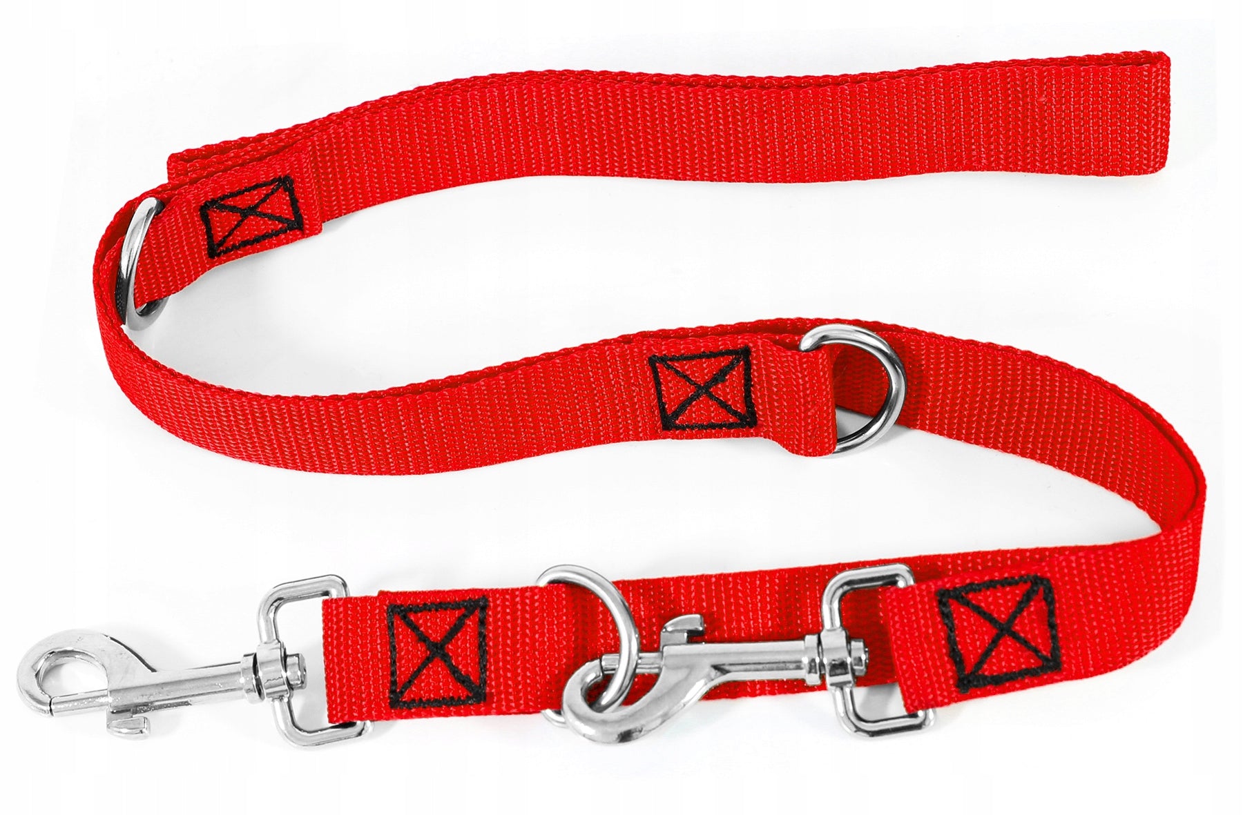 ADJUSTABLE DOG LEASH, REVERSIBLE, Strong 25mm 200 Manufacturer code SM-REG200redX