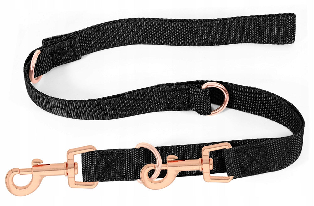 ADJUSTABLE DOG LEASH, ROSE GOLD, PINK GOLD, 3.2 m Brand Reverse