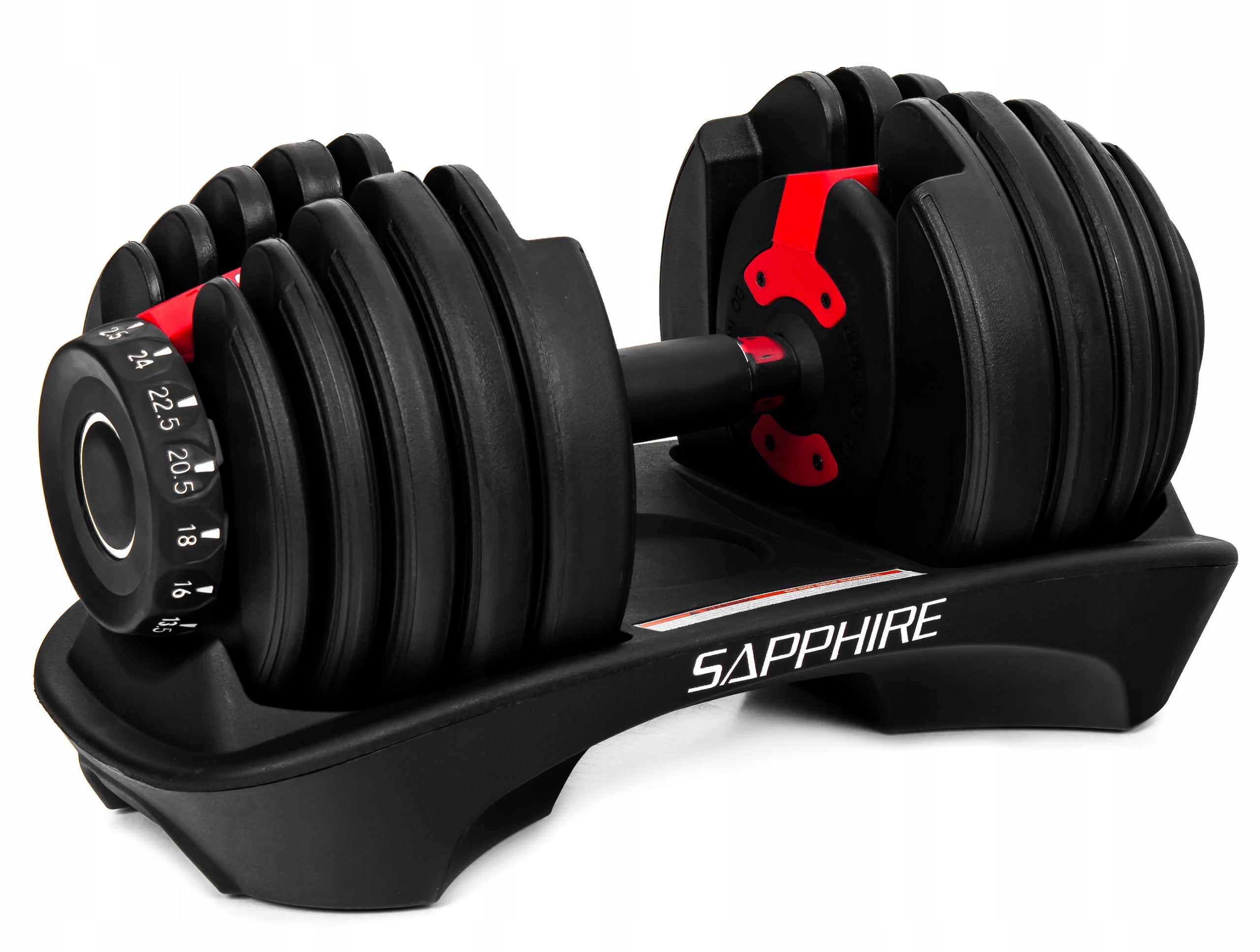 ADJUSTABLE DUMBBELL SAPPHIRE load 2,5KG - 24KG DUMBBELL 1x dumbbell SYSTEM Type adjustable