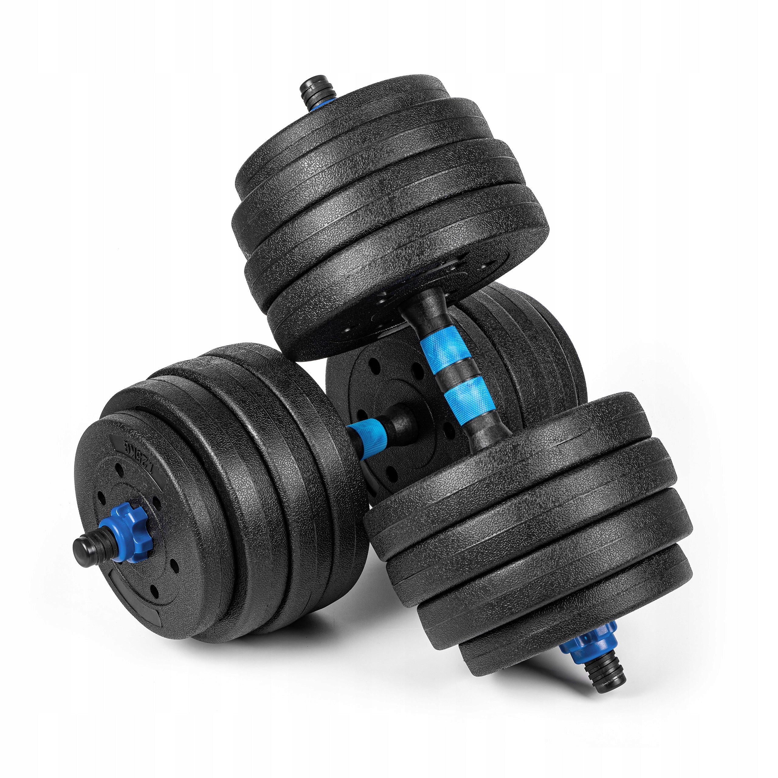 ADJUSTABLE DUMBBELLS BARBELL 2in1 DUMBBELL SET FOR EXERCISE DUMBBELLS 2x20kg 40KG Brand Bestif