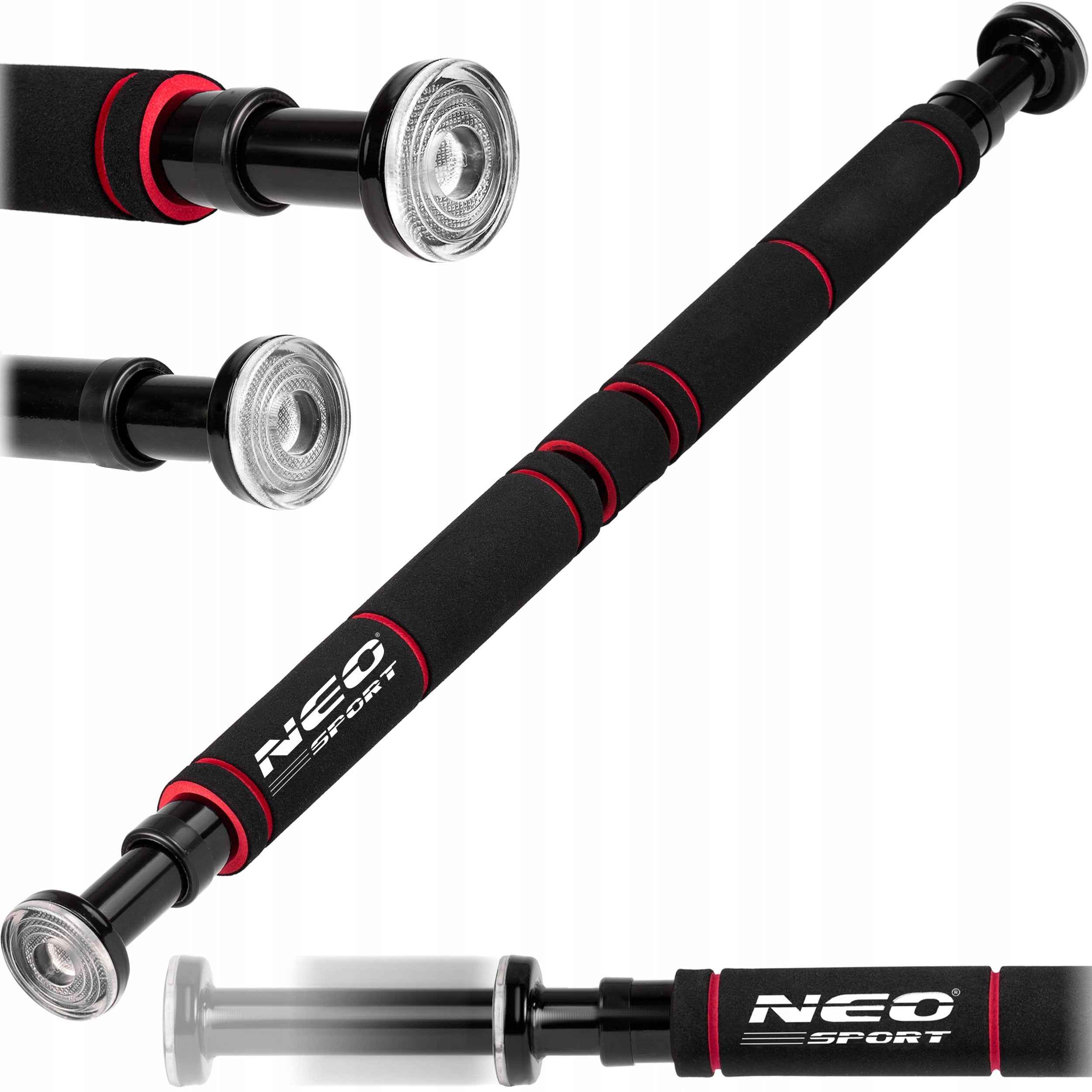 ADJUSTABLE EXPANSION BAR FOR PULLING UP EXERCISES STEEL LIFTING CAPACITY 150KG