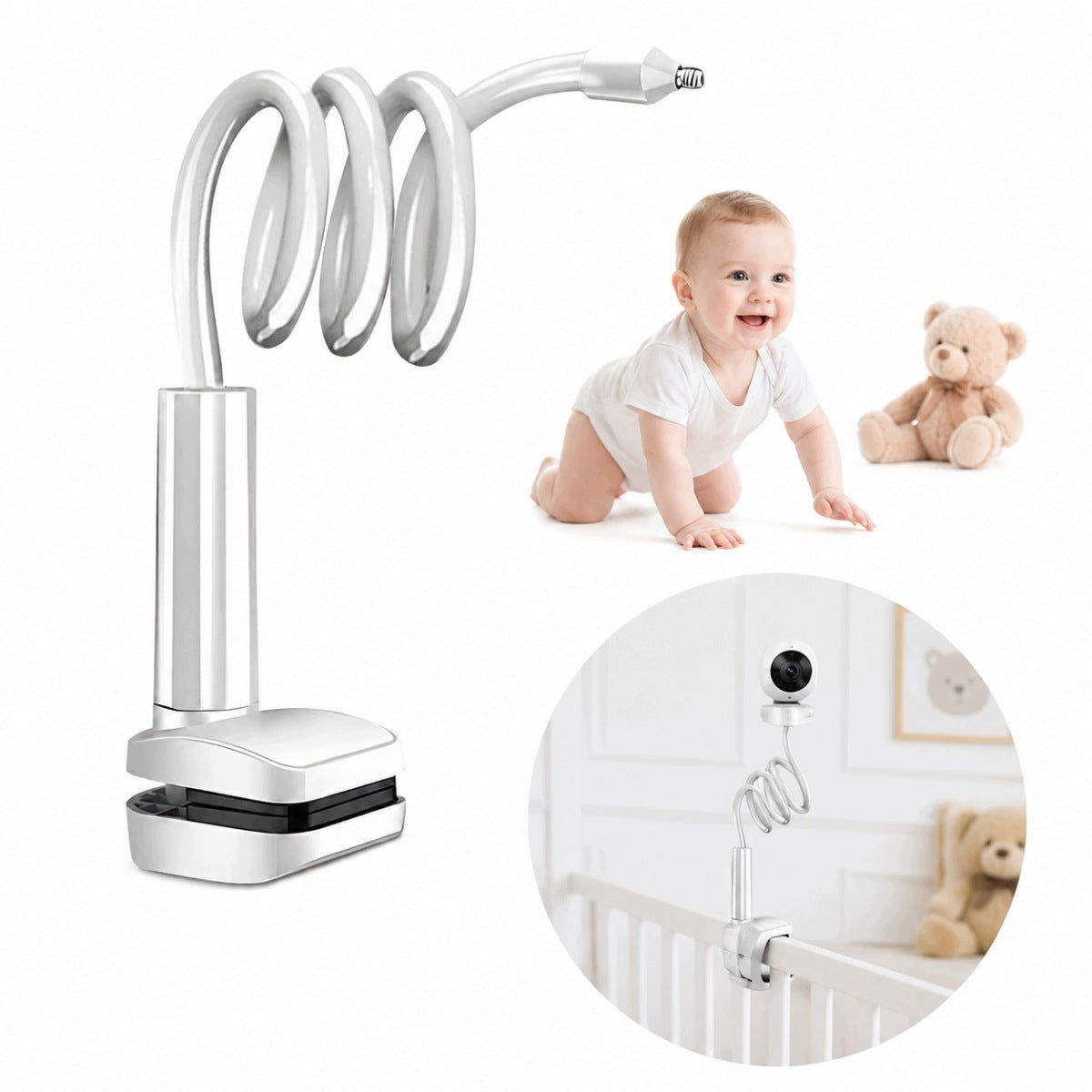 ADJUSTABLE HANDLE FOR BABY MONITORING 80CM FLEXIBLE NEW