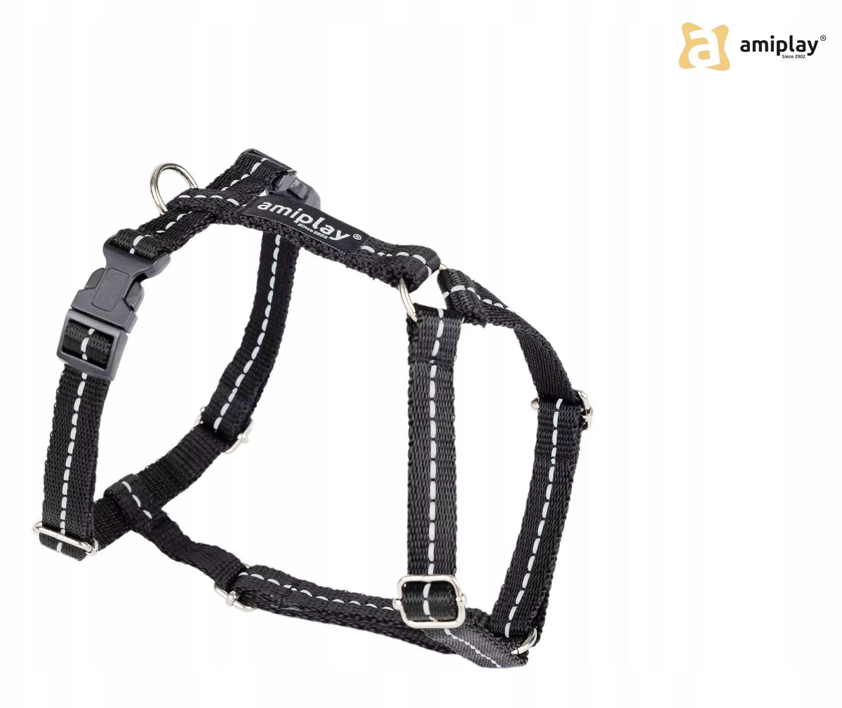 ADJUSTABLE HARNESS GUARD REFLECTIVE ROZ.M BLACK AMIPLAY Packaging status original