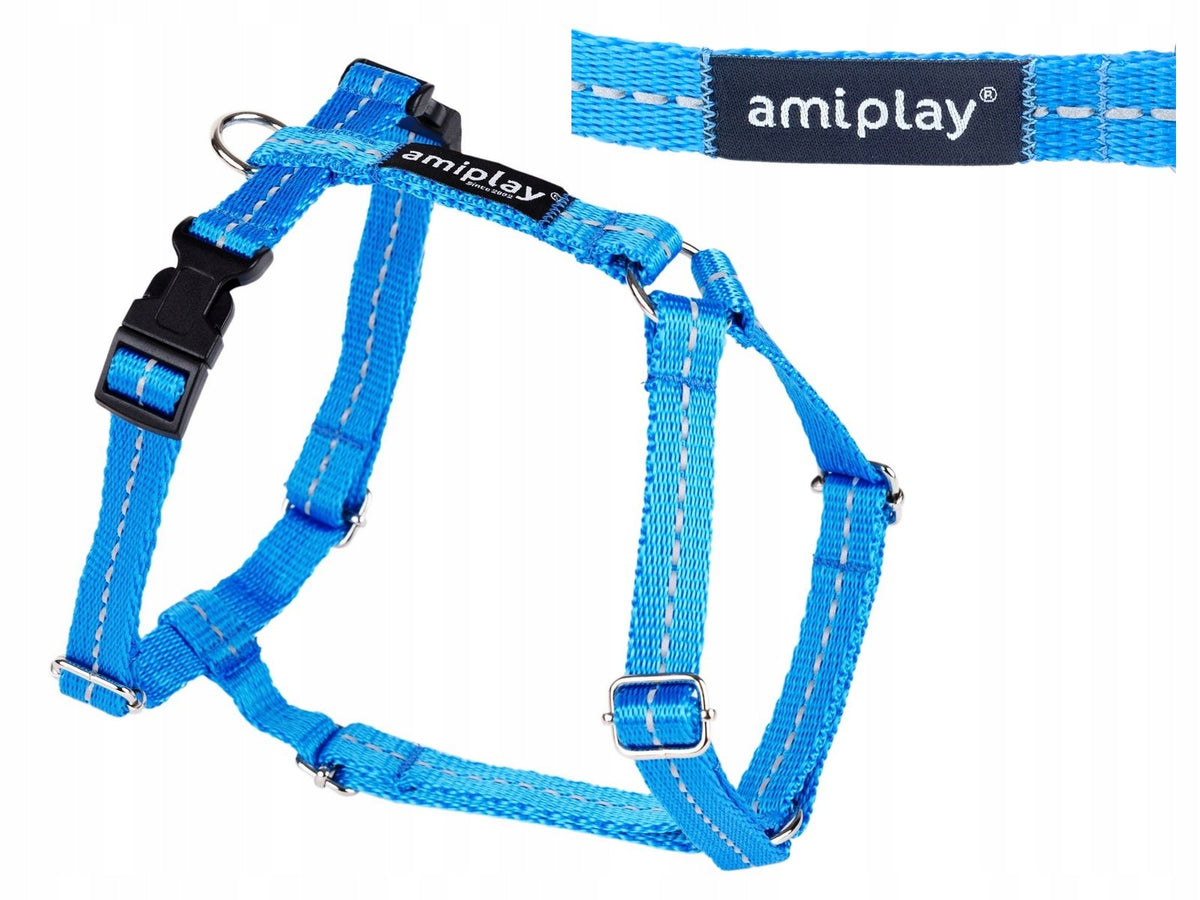 ADJUSTABLE HARNESS GUARD REFLECTIVE ROZ.S BLUE AMIPLAY