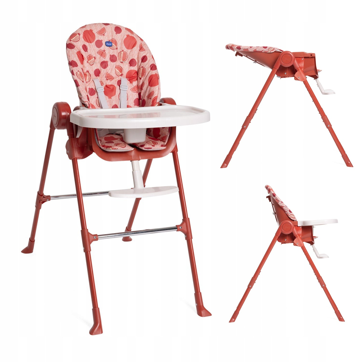 ADJUSTABLE HIGH CHAIR FOR FEEDING CHILDREN UP TO 15KG ESSENTIAL RED CHICCO