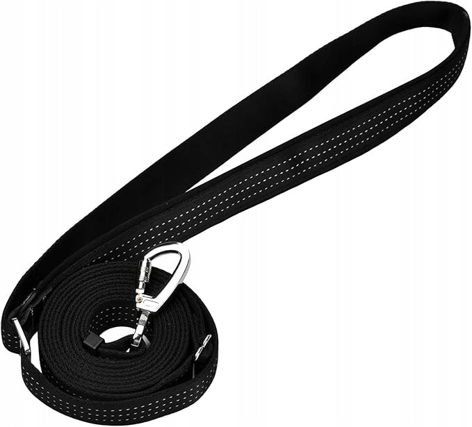 ADJUSTABLE LEASH 1-1,8m FOR MEDIUM AND LARGE DOG REFLECTIVE BLACK Manufacturer code 8837523